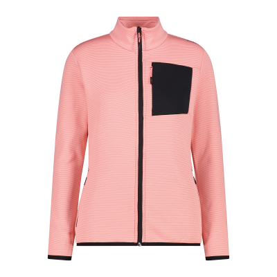 Pile Grid Tech con zip da donna