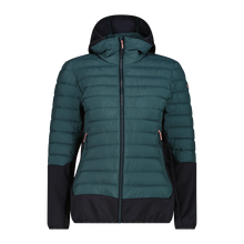 Carica l&#39;immagine nel visualizzatore di Gallery, Giacca donna imbottita Unlimitech con Primaloft Black ThermoPlume con cappuccio
